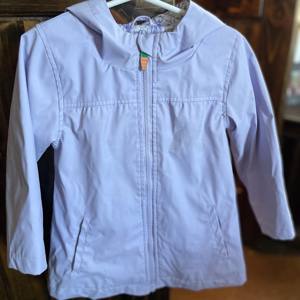 Cat & Jack Purple Bunny Rain Jacket